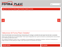 Tablet Screenshot of formaplast.se